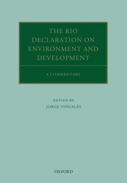 Jorge E. ViA±uales - Rio Declaration on Environment and Development, E-bok