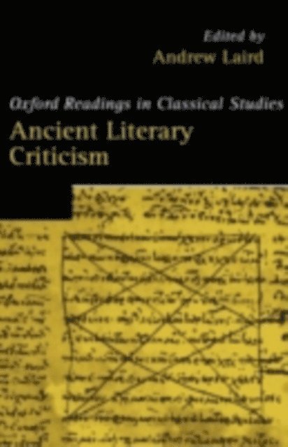 Andrew Laird - Ancient Literary Criticism, E-bok