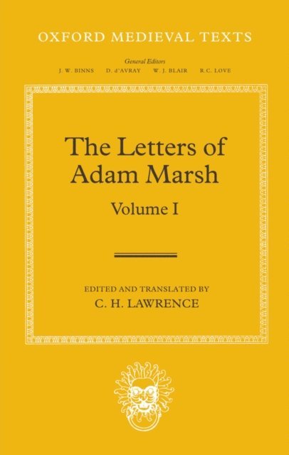 Hugh Lawrence - Letters of Adam Marsh, E-bok