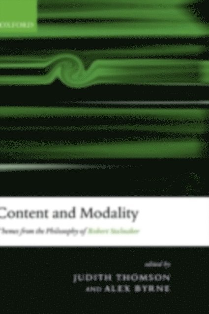 Alex Byrne, Judith Thomson - Content and Modality, E-bok