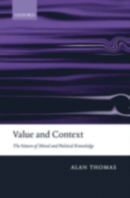 Alan Thomas - Value and Context, E-bok