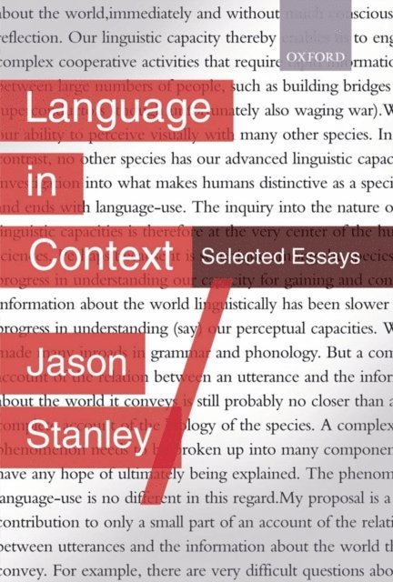 Jason Stanley - Language in Context, E-bok