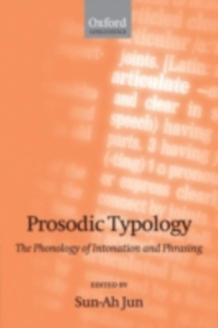 Sun-Ah Jun - Prosodic Typology, E-bok