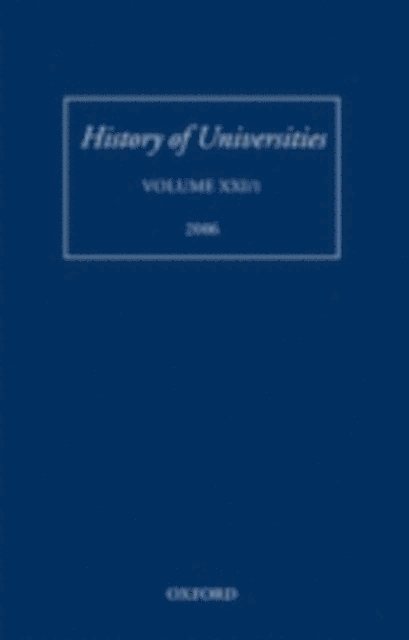 Mordechai Feingold - History of Universities, E-bok