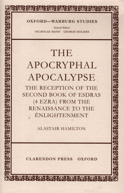 Alastair Hamilton - Apocryphal Apocalypse, E-bok