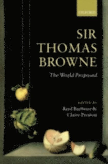 Claire Preston, Reid Barbour - Sir Thomas Browne, E-bok
