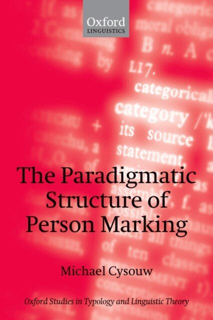 Michael Cysouw - Paradigmatic Structure of Person Marking, E-bok
