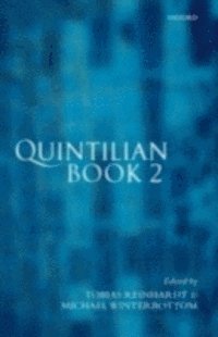 Michael Winterbottom, Tobias Reinhardt - Quintilian Institutio Oratoria Book 2, E-bok