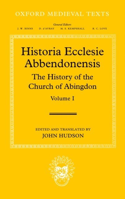 John Hudson - Historia Ecclesie Abbendonensis, E-bok