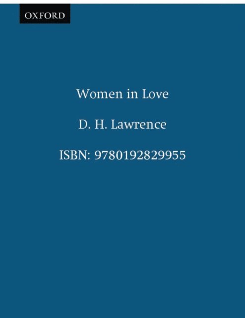 D. H. Lawrence, David Bradshaw - Women in Love, E-bok