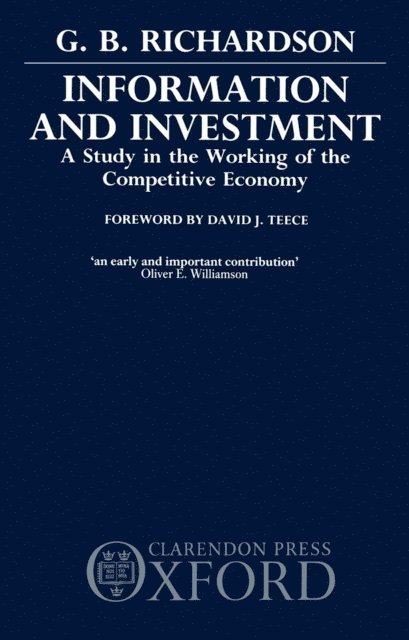 G. B. Richardson - Information and Investment, E-bok
