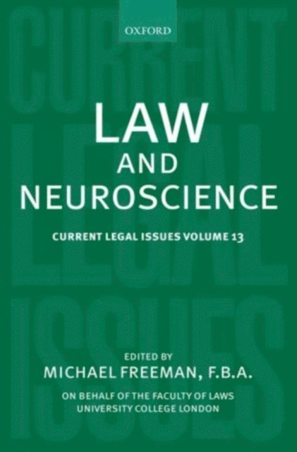 Michael Freeman - Law and Neuroscience, E-bok