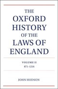 Oxford History of the Laws of England Volume II