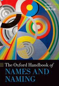 Oxford Handbook of Names and Naming