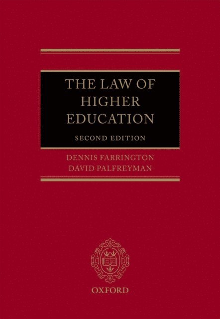 David Palfreyman, Dennis Farrington - Law of Higher Education, E-bok