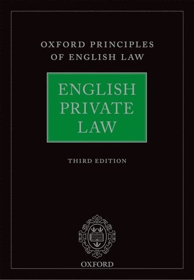 Andrew Burrows - English Private Law, E-bok