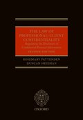 Law of Professional-Client Confidentiality 2e