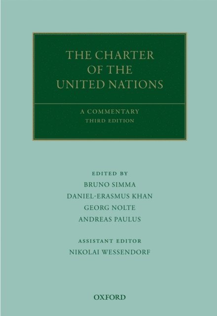 Nikolai Wessendorf, Andreas Paulus, Georg Nolte, Daniel-Erasmus Khan, Bruno Simma - Charter of the United Nations, E-bok