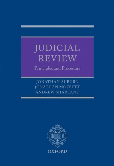Andrew Sharland, Jonathan Moffett, Jonathan Auburn - Judicial Review, E-bok