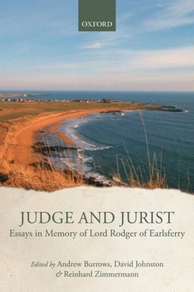 Reinhard Zimmermann, David Johnston, Andrew Burrows - Judge and Jurist, E-bok