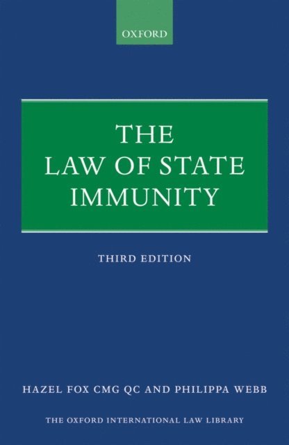 Philippa Webb, Hazel Fox - Law of State Immunity, E-bok