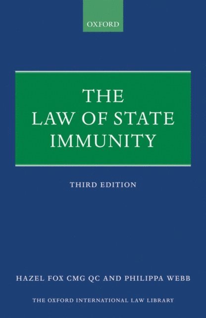 Philippa Webb, Hazel Fox - Law of State Immunity, E-bok