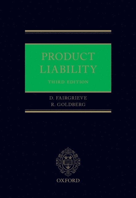 Richard S Goldberg, Duncan Fairgrieve - Product Liability, E-bok