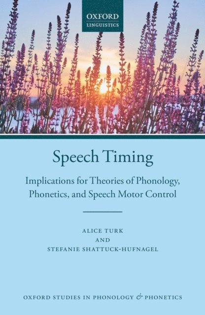 Stefanie Shattuck-Hufnagel, Alice Turk - Speech Timing, E-bok