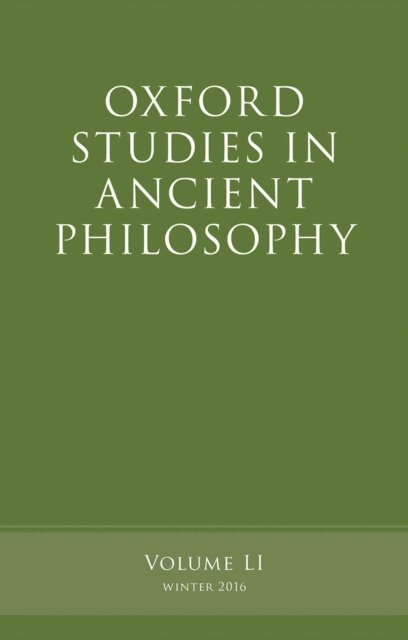 Victor Caston - Oxford Studies in Ancient Philosophy, Volume 51, E-bok