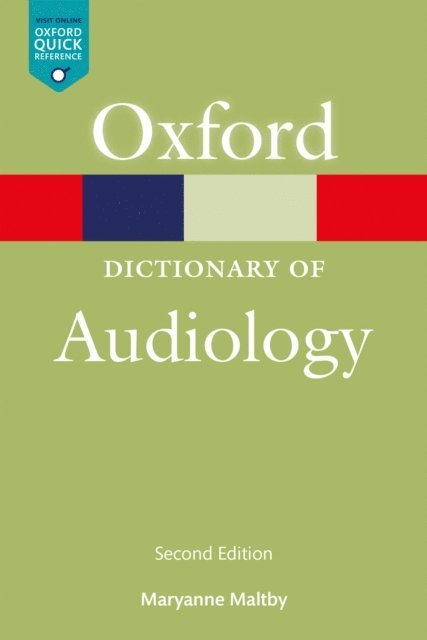 Maryanne Maltby - Dictionary of Audiology, E-bok. Tillgänglighet: Lägg i varukorg