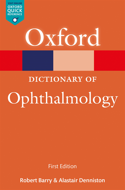 Alastair Denniston, Robert Barry - Dictionary of Ophthalmology, E-bok