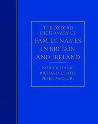 Oxford Dictionary of Family Names in Britain and Ireland