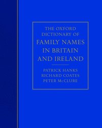 Oxford Dictionary of Family Names in Britain and Ireland