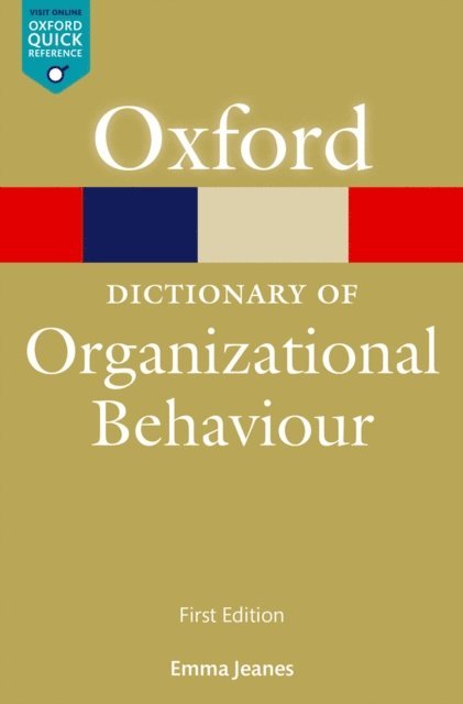 Emma Jeanes - Dictionary of Organizational Behaviour, E-bok