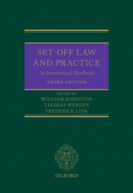Frederick Link, Thomas Werlen, William Johnston - Set-Off Law and Practice, E-bok