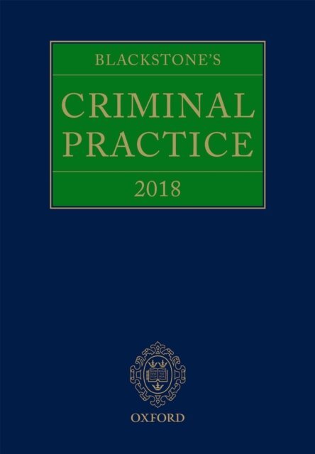 David Perry QC, Professor David Ormerod - Blackstone's Criminal Practice 2018 (Book and Supplements), E-bok