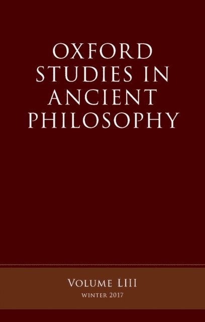 Victor Caston - Oxford Studies in Ancient Philosophy, Volume 53, E-bok