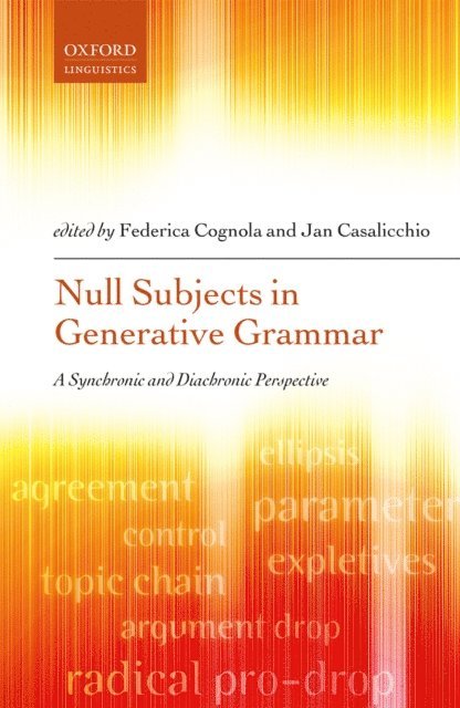 Jan Casalicchio, Federica Cognola - Null Subjects in Generative Grammar, E-bok