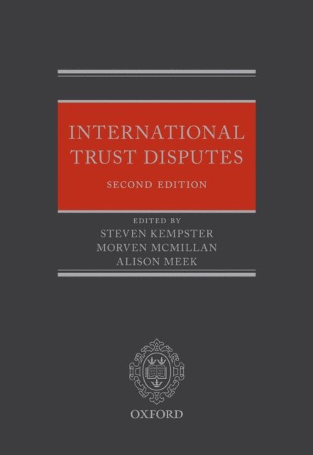 Alison Meek, Morven McMillan, Steven Kempster - International Trust Disputes, E-bok