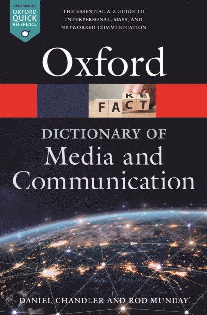 Rod Munday, Daniel Chandler - Dictionary of Media and Communication, E-bok