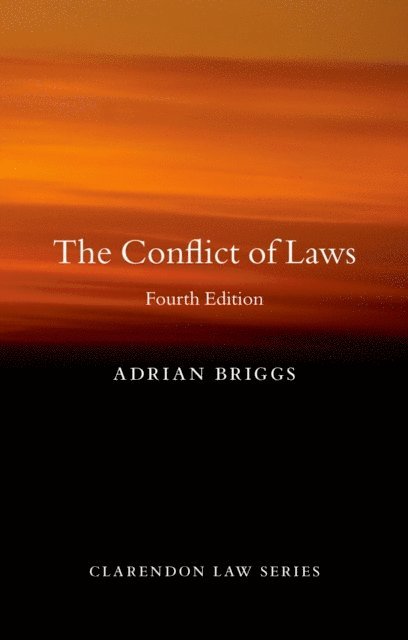 Adrian Briggs - Conflict of Laws, E-bok
