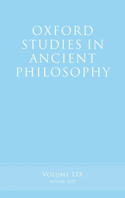 Victor Caston - Oxford Studies in Ancient Philosophy, Volume 59, E-bok