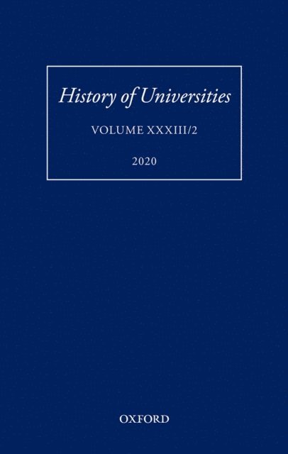 Mordechai Feingold - History of Universities Volume XXXIII/2, E-bok
