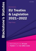 Blackstone's EU Treaties & Legislation 2021-2022