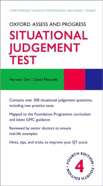 Harveer Dev, David Metcalfe - Oxford Assess and Progress: Situational Judgement Test, E-bok