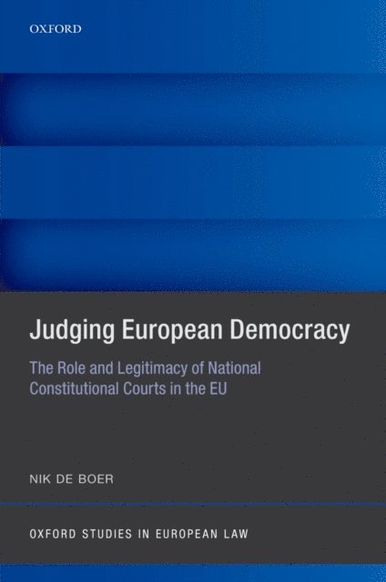 Nik de Boer - Judging European Democracy, E-bok