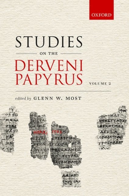 Glenn W. Most - Studies on the Derveni Papyrus, volume II, E-bok