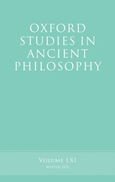 Victor Caston - Oxford Studies in Ancient Philosophy, Volume 61, E-bok