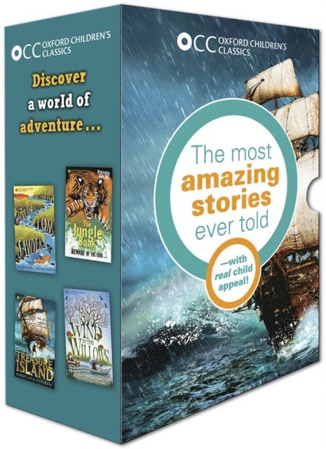 Mark Twain, Kenneth Grahame, Rudyard Kipling, Robert Louis Stevenson - Oxford Children's Classics: World of Adventure box set, E-bok