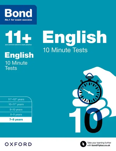 Sarah Lindsay, Bond 11+ - Bond 11+ English 10 Minute Tests for Age 7-8 | For the 11+ GL Assessment, 7+, and other school entrance exams, Häftad